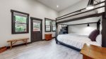 Second bedroom features two king bunk beds